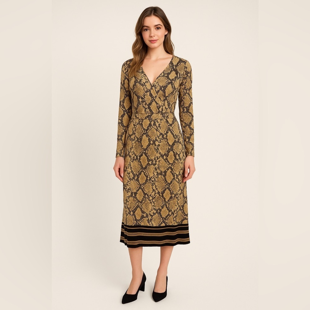 H&M Maxi Dress in Cream and Gray πππ - Picture 12 of 13